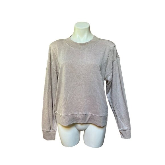 Women's Pink Terry Cloth Sweatshirt Large - Picture 8 of 8